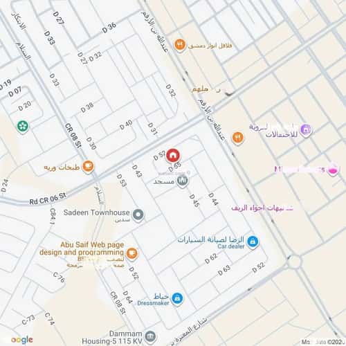 Villa 300 SQM Facing North with 4 Bedrooms Al-Iskan Al-Janoubi, Aldammam