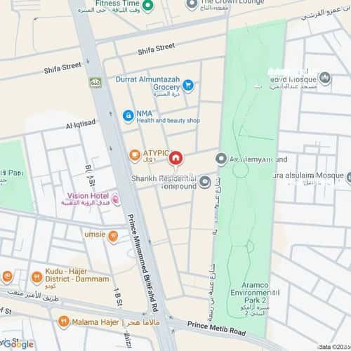 شقة 900 متر مربع ب 3 غرف المنتزة، الدمام