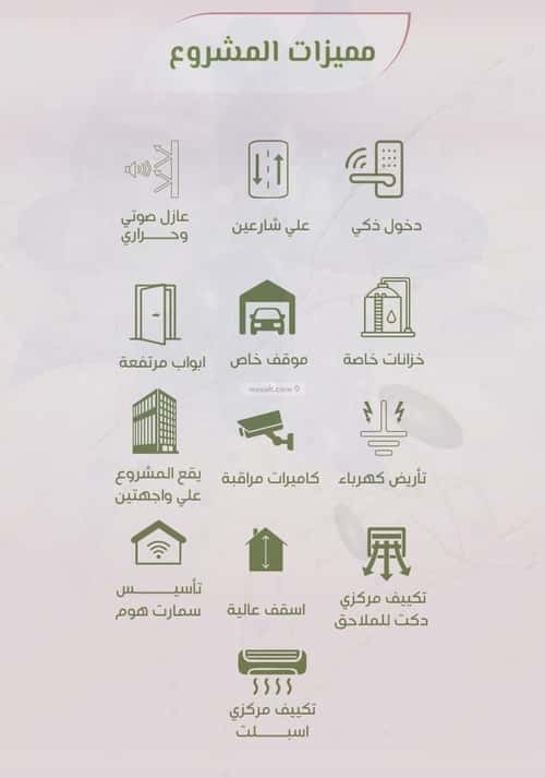 شقة 1040 متر مربع ب 3 غرف الروضة، شمال جدة، جدة