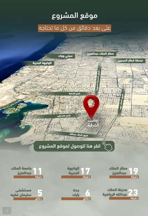 شقة 829 متر مربع ب 3 غرف الشرفية، جنوب جدة، جدة