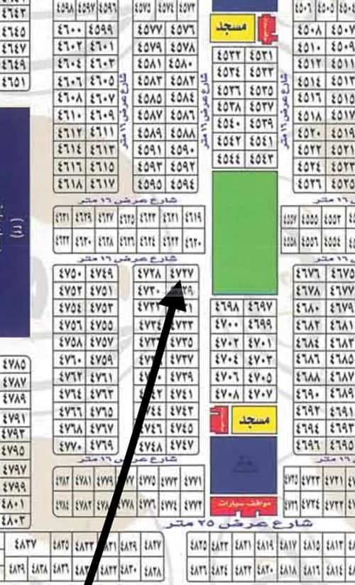 Land 300 SQM Facing South on 16m Width Street Al-Owaijaa, Jeddah