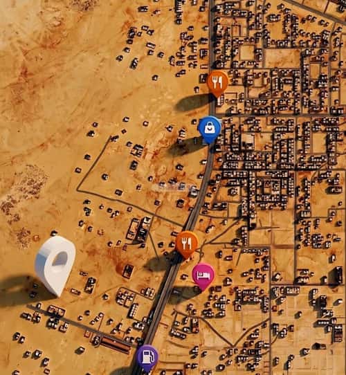 أرض 400 متر مربع غربية على شارع 20م غرناطة، حفر الباطن