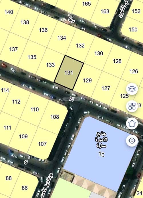 أرض 375 متر مربع شمالية على شارع 10م غرناطة، الدمام