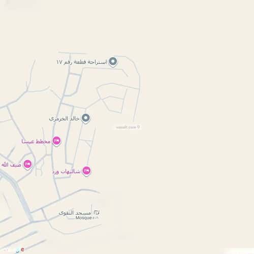 أرض 594 متر مربع جنوبية شرقية على شارع 20م الرحاب، الباحة