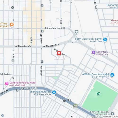 شقة 210 متر مربع ب 4 غرف الأمير محمد بن سعود، الدمام