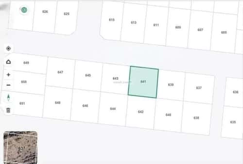 أرض 675 متر مربع شمالية على شارع 20م الجزيرة، خميس مشيط