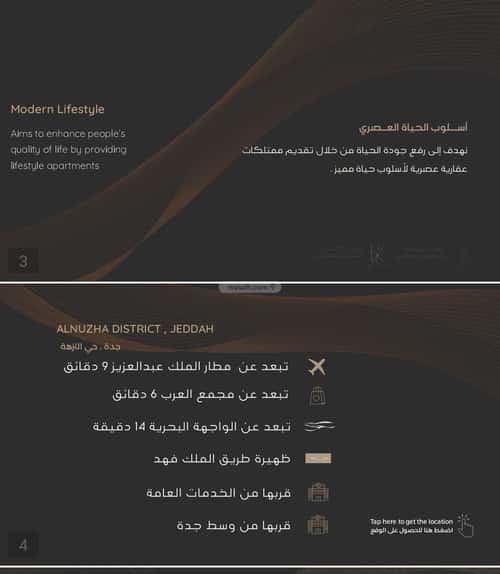 Apartment 875 SQM with 3 Bedrooms Al Nuzha, North Jeddah, Jeddah