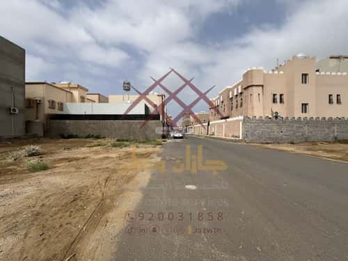 أرض 400 متر مربع شمالية على شارع 10م الروضة، جازان