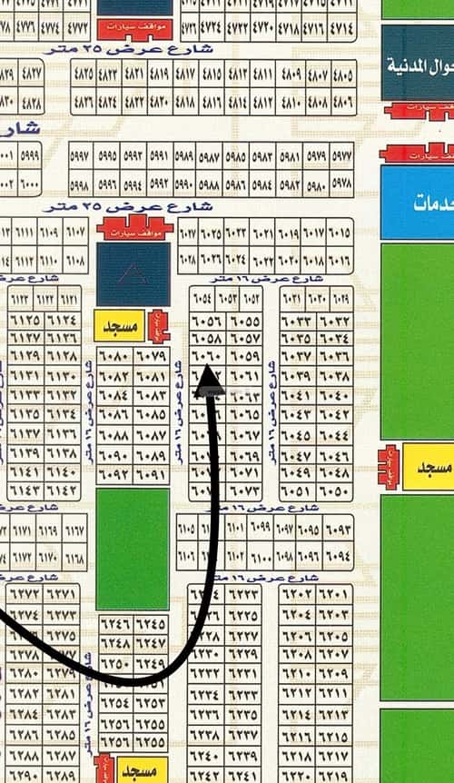 أرض 450 متر مربع جنوبية على شارع 16م العويجاء، جدة