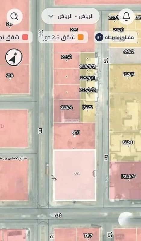 أرض 3665 متر مربع العارض، شمال الرياض، الرياض