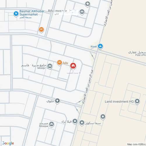 Villa 437 SQM Facing West on 20m Width Street Al Lo'A Lo'A, Khobar