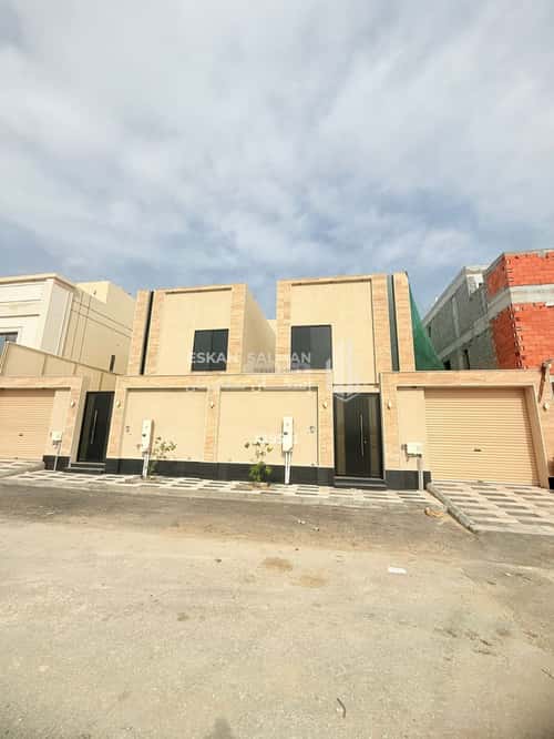 Villa 383 SQM Facing West on 20m Width Street Al Forsaan, Aldammam