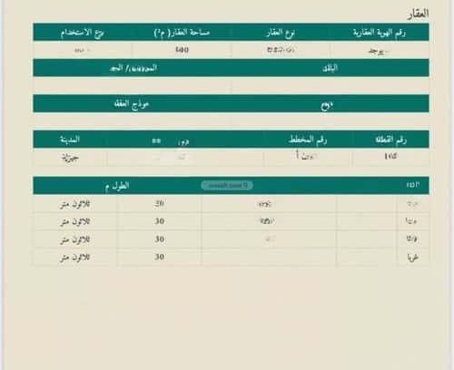 Land 900 SQM Facing East on 30m Width Street Al-Mohammadiyah 2, Jazan