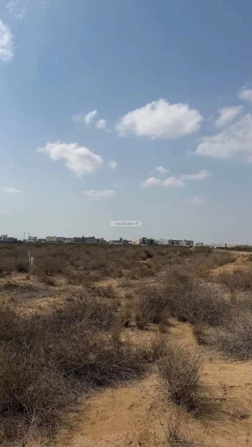Land 640 SQM Facing North on 25m Width Street The Meadows, Jazan