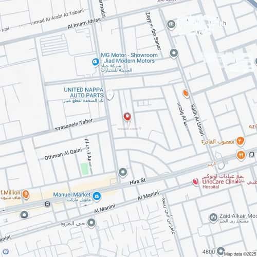 أرض 625 متر مربع غربية على شارع 16م المروة، شمال جدة، جدة