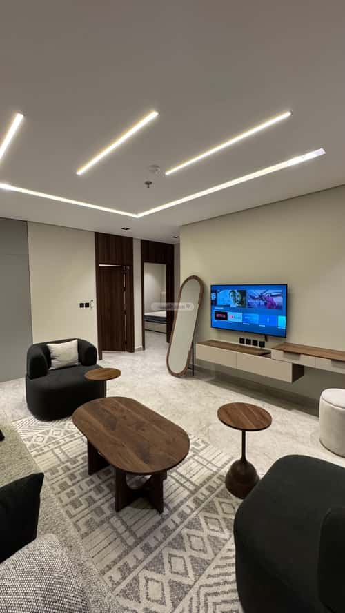 شقة 130 متر مربع بغرفتين الحمراء، الخبر