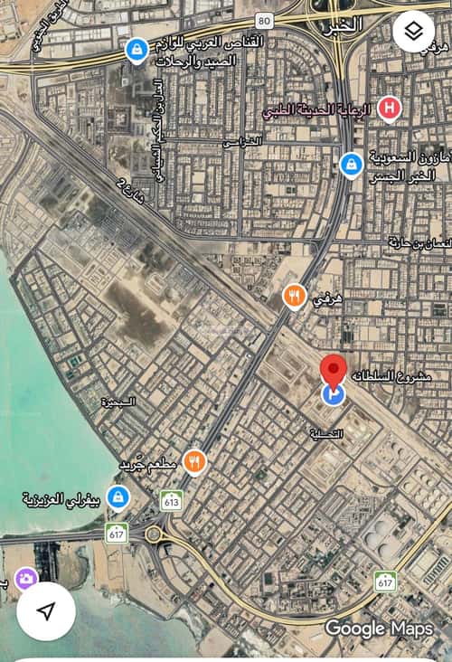 أرض 405 متر مربع التحلية، الخبر