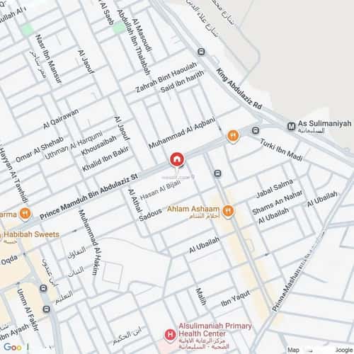 شقة 158 متر مربع ب 3 غرف السليمانية، وسط الرياض، الرياض