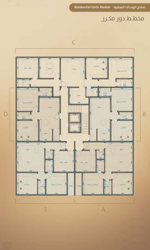 Apartment 696 SQM with 4 Bedrooms Al Faysaleyyah, North Jeddah, Jeddah