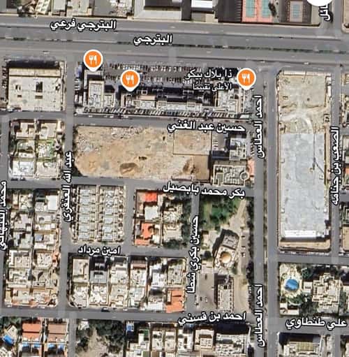 أرض 337 متر مربع شمالية على شارع 15م الزهراء، شمال جدة، جدة