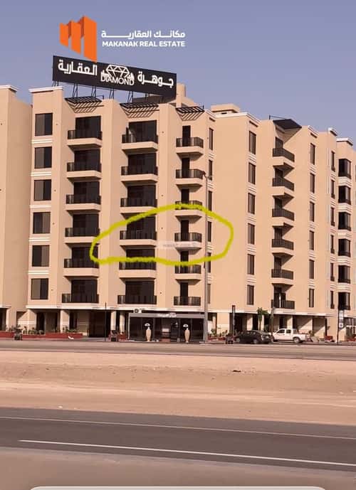 شقة 184 متر مربع بغرفتين طيبة، الدمام