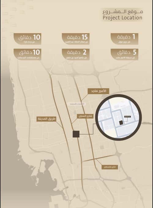 Apartment 696 SQM with 3 Bedrooms Al Faysaleyyah, North Jeddah, Jeddah