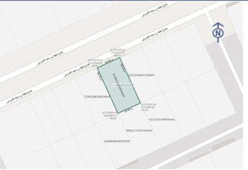 Land 450 SQM Facing North East on 30m Width Street Al-Arid, North Riyadh, Riyadh