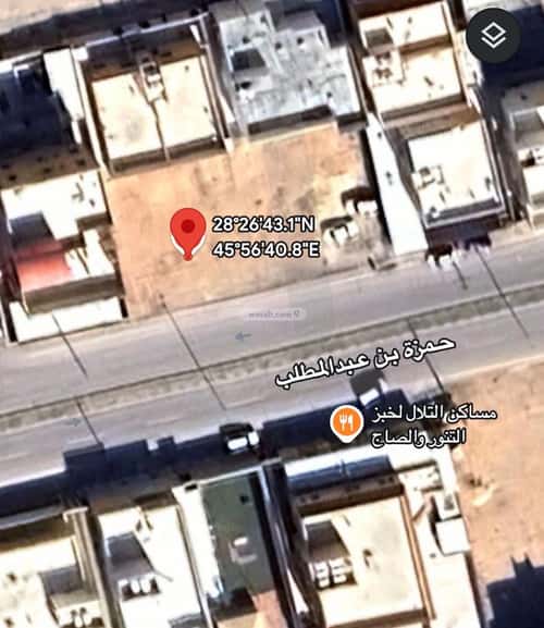 أرض 400 متر مربع جنوبية على شارع 25م التلال، حفر الباطن