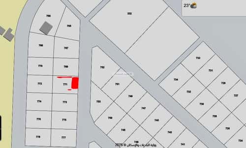 Land 630 SQM Facing East on 15m Width Street Alzain, Abha