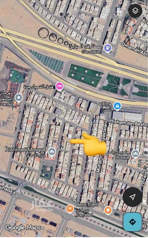 أرض 537 متر مربع شرقية على شارع 5م الأمير فواز الجنوبى، جنوب جدة، جدة