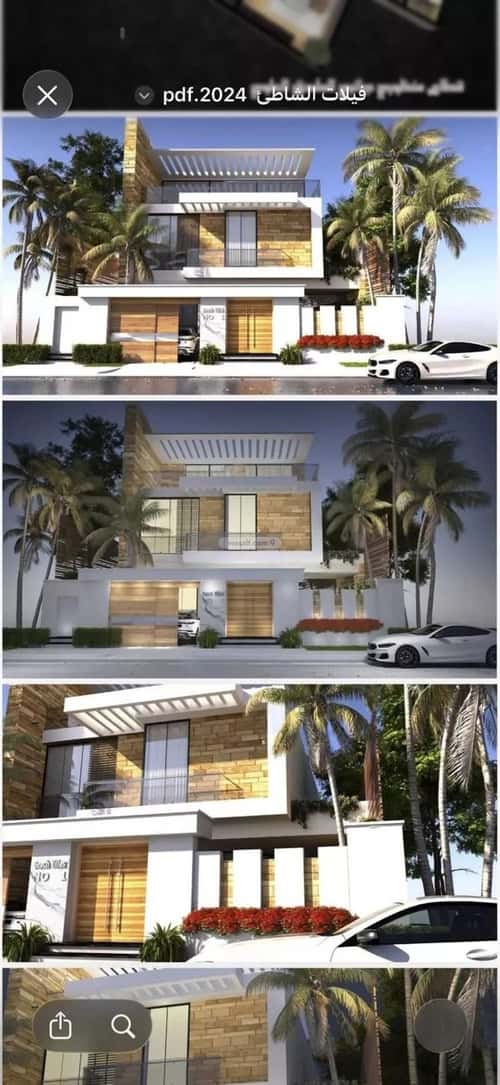 Villa 388 SQM Facing East on 15m Width Street Al Shate|E, North Jeddah, Jeddah