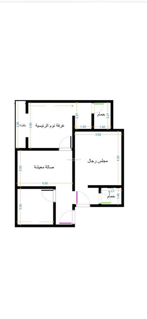 Apartment 85 SQM with 2 Bedrooms Al Nahdah, North Jeddah, Jeddah