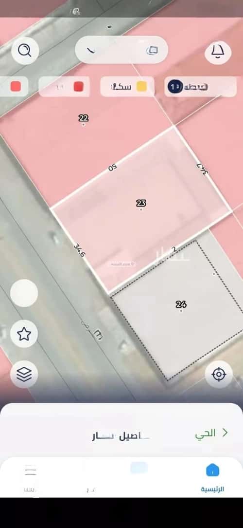 Land 1750 SQM Facing West on 40m Width Street Al-Manar, East Riyadh, Riyadh