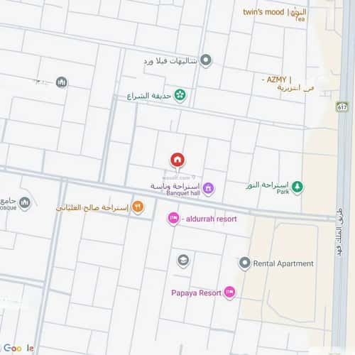 فيلا 437 متر مربع غربية على شارع 20م الشراع، الخبر