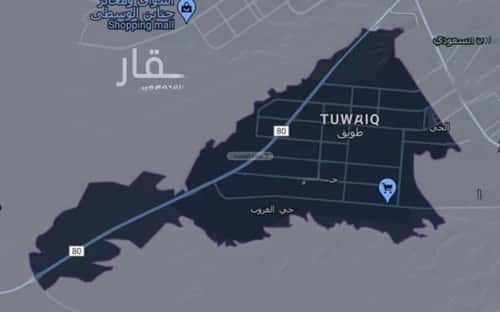 أرض 500 متر مربع غربية على شارع 15م طويق، غرب الرياض، الرياض