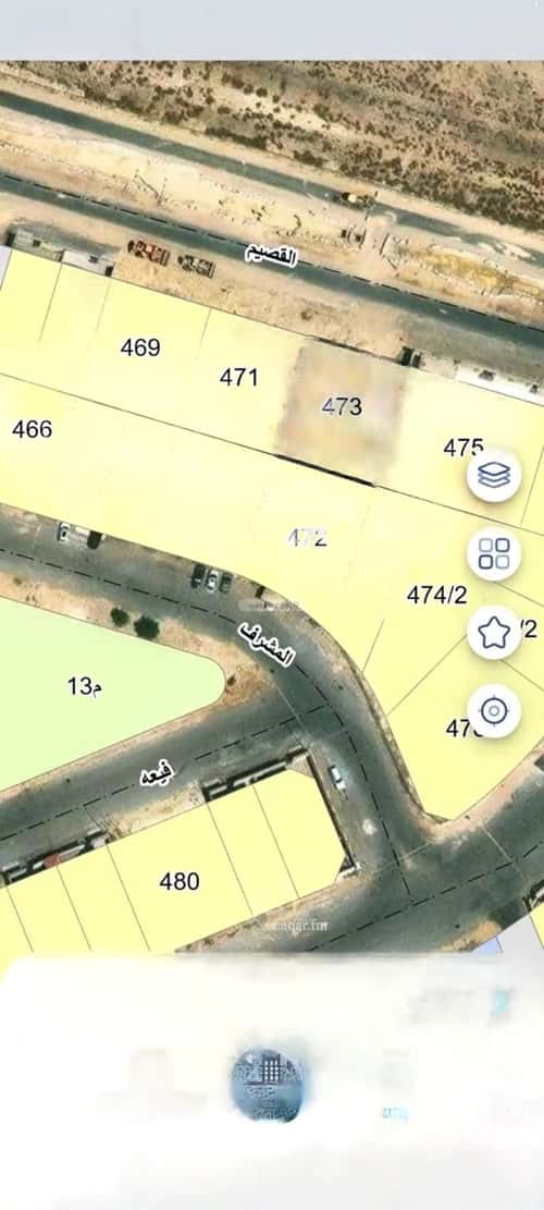 Land 525 SQM Facing North on 32m Width Street King Fahad Dist, Aldammam