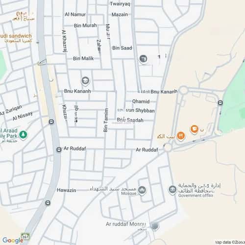 فيلا 339 متر مربع شمالية على شارع 12م السداد، الطائف