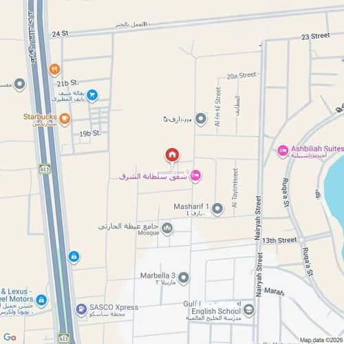 شقة 142 متر مربع ب 5 غرف الحمراء، الخبر