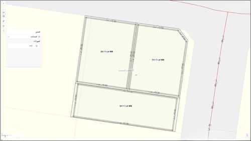 Land 377 SQM Facing South East on 25m Width Street Al-Najma, North Jeddah, Jeddah