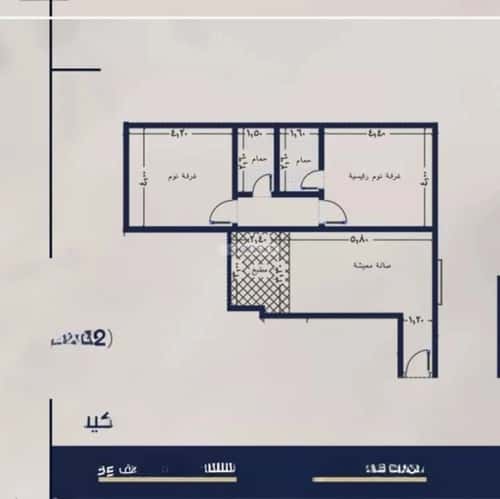 شقة 1046 متر مربع بغرفتين المروة، شمال جدة، جدة