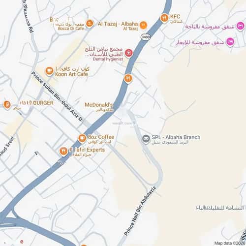 شقة 850 متر مربع بغرفتين النزهة، الباحة