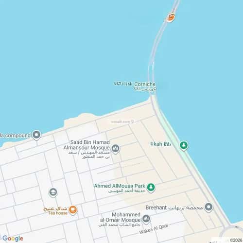 Villa 460 SQM Facing South on 20m Width Street Al Sadafah, Aldammam