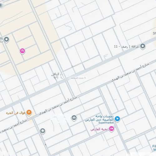 أرض 883 متر مربع شمالية شرقية على شارع 20م العارض، شمال الرياض، الرياض