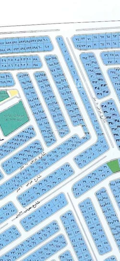 Land 300 SQM Facing North on 20m Width Street Al Zomorod, North Jeddah, Jeddah