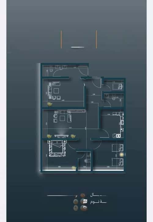 شقة 630 متر مربع ب 3 غرف السلامة، شمال جدة، جدة