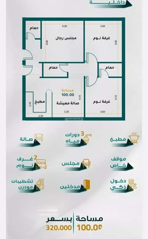 Apartment 2919 SQM with 3 Bedrooms Al Jamea|Ah, South Jeddah, Jeddah