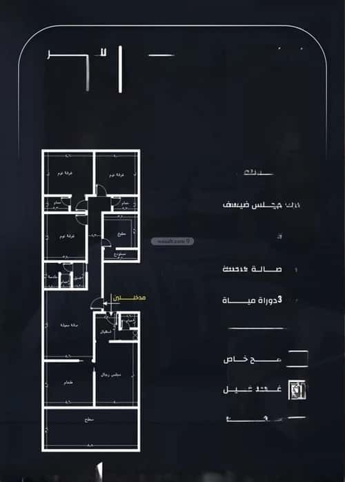 Apartment 600 SQM with 6 Bedrooms Al Rayaan, East Jeddah, Jeddah