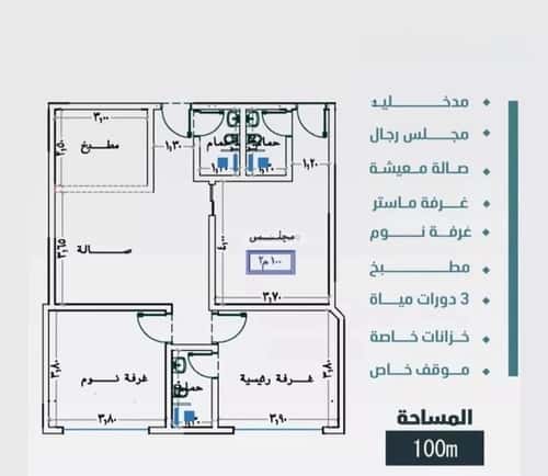 شقة 696 متر مربع ب 3 غرف الفيصلية، شمال جدة، جدة
