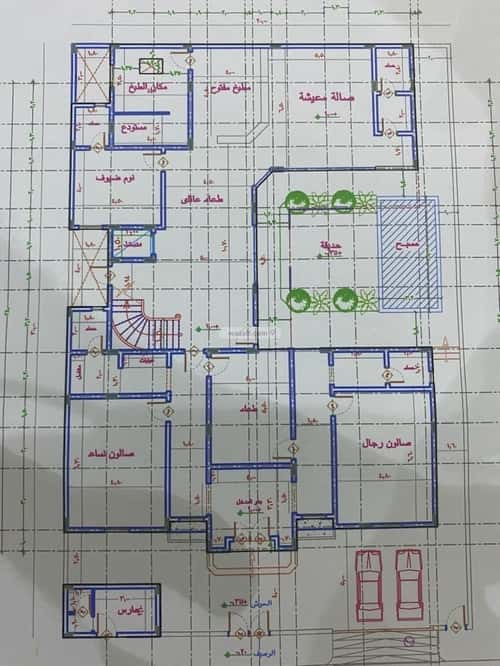 Villa 600 SQM Facing North on 25m Width Street Al Sheraa, North Jeddah, Jeddah