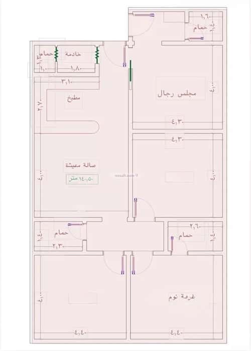 Apartment 2939 SQM with 4 Bedrooms Al Jamea|Ah, South Jeddah, Jeddah